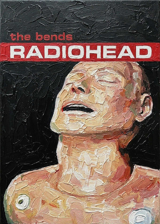 Radiohead The Bends Album Cover Painting