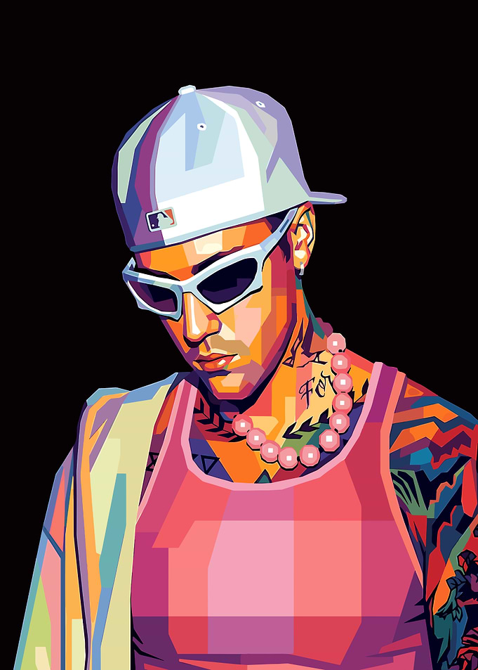 Pop Art Portrait of a Man