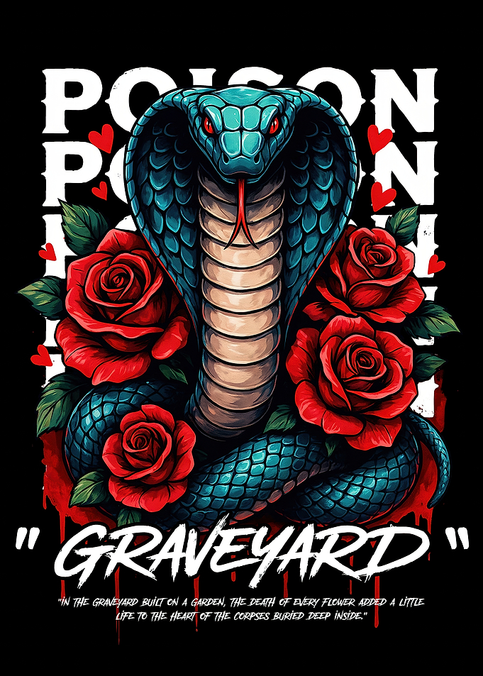 Poison Graveyard Cobra and Roses