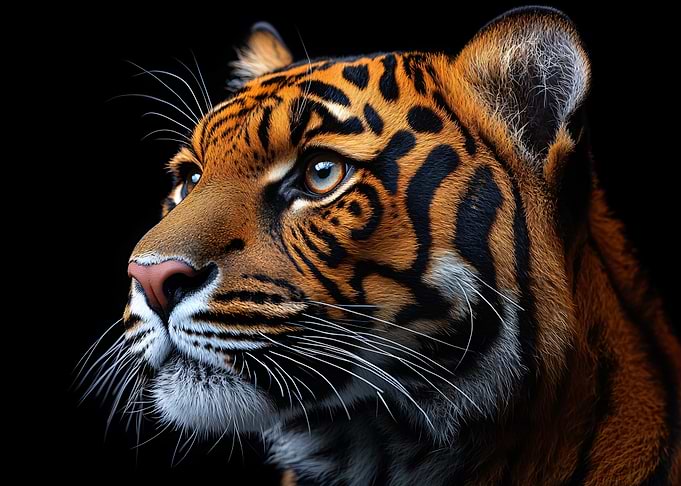 Close-up Tiger Portrait