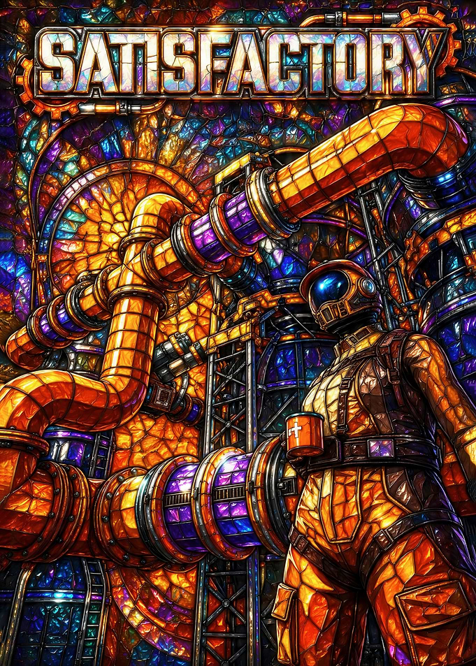 Satisfactory Game Art