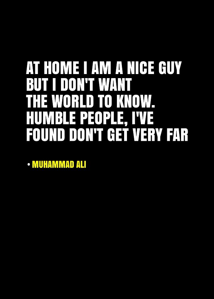 Muhammad Ali Quote on Humility