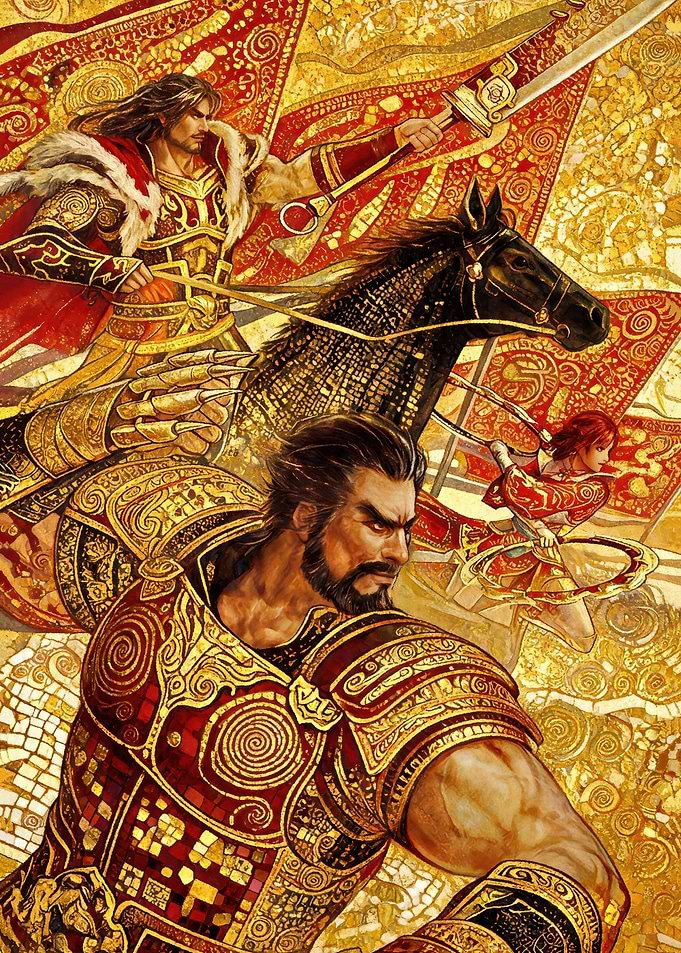 Warriors in Golden Armor