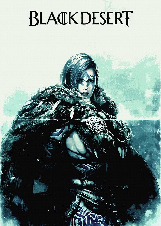 Black Desert Warrior Artwork