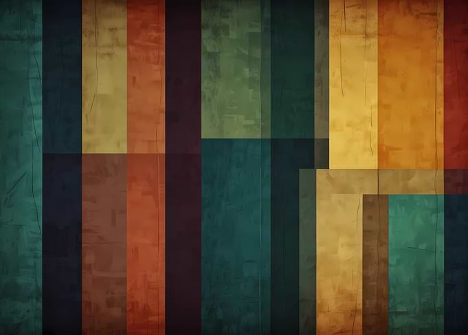 Retro Geometric Stripes