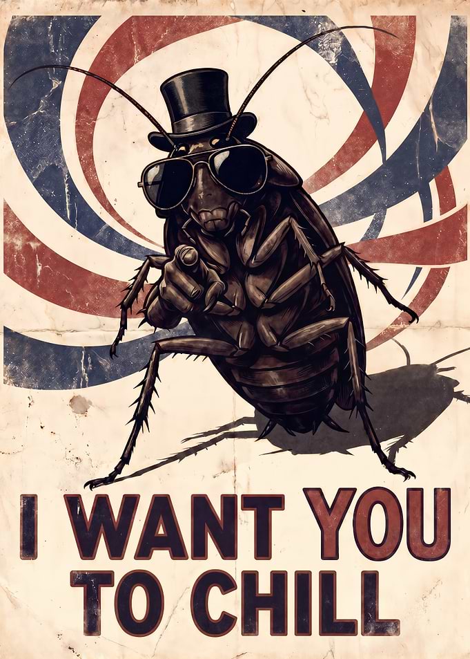Cockroach Wants You to Chill