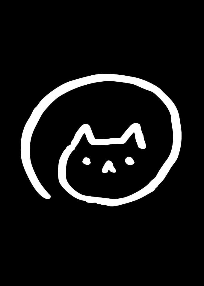 Minimalist Cat Icon