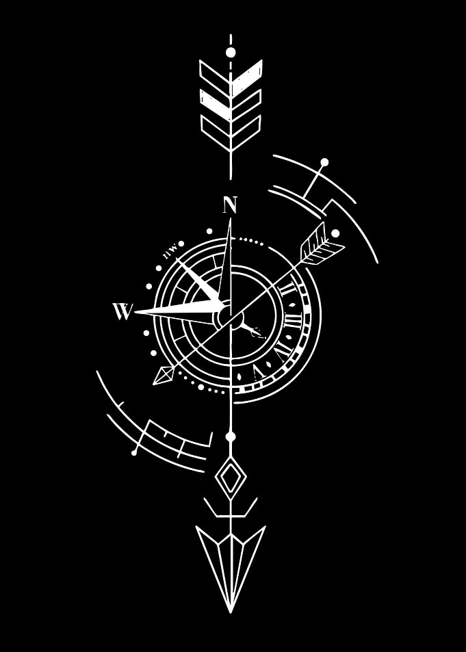 Geometric Compass and Arrow Design