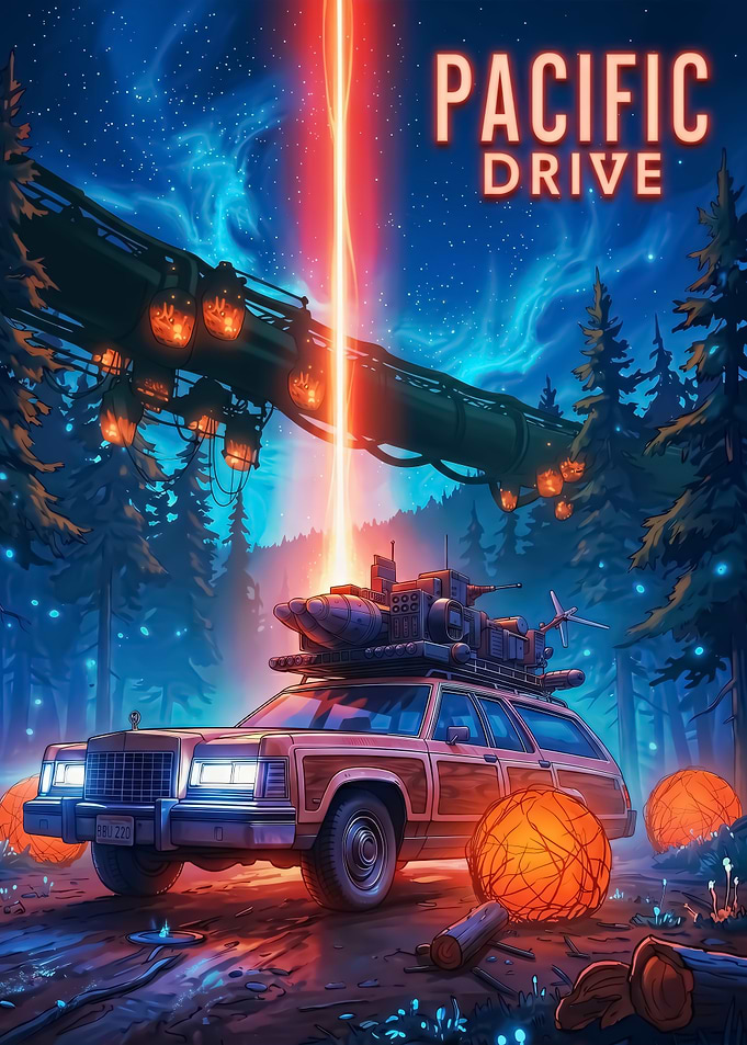 Pacific Drive Sci-Fi Station Wagon