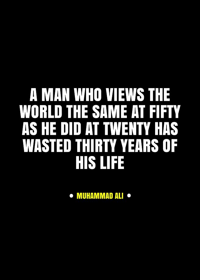 Muhammad Ali Quote on Life