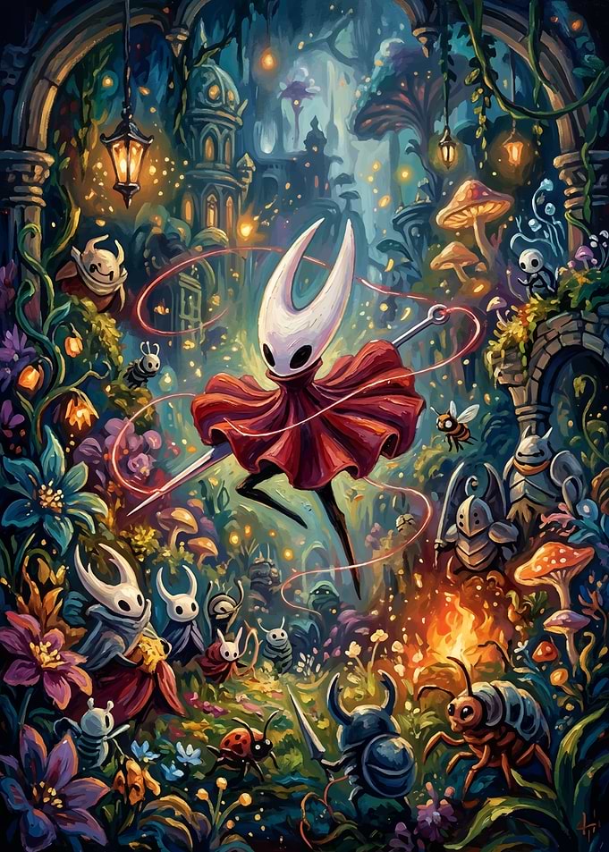 Hornet in a Magical Forest