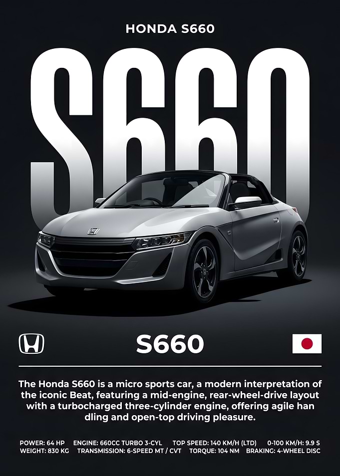 Honda S660 Sports Car