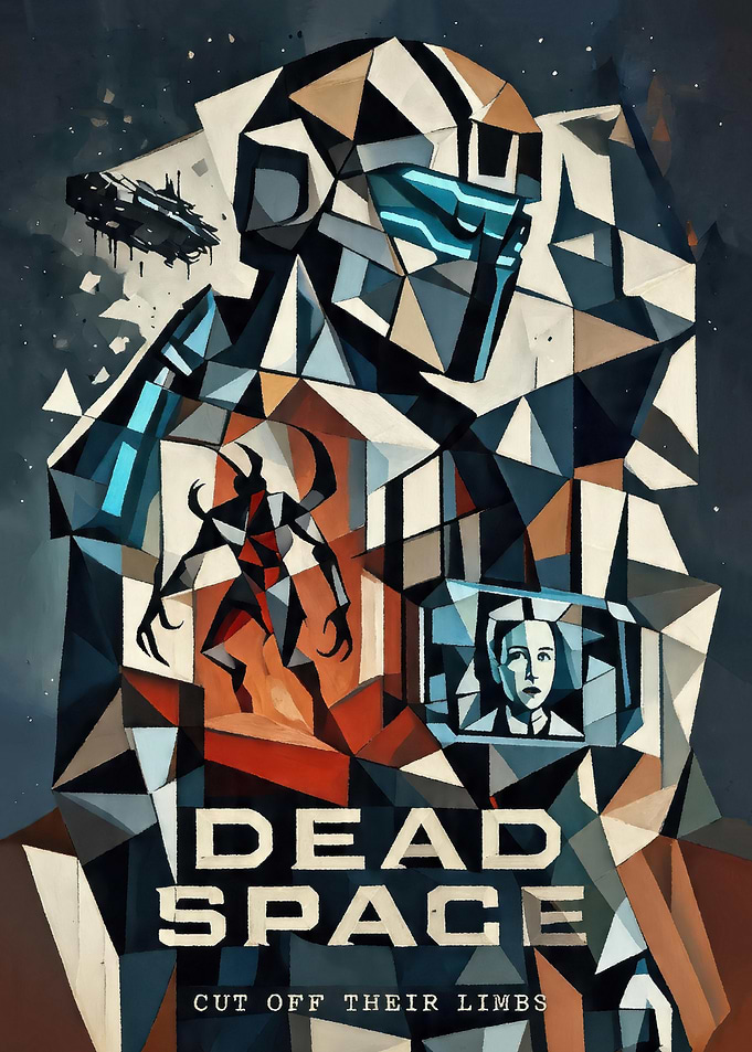 Dead Space Geometric Poster
