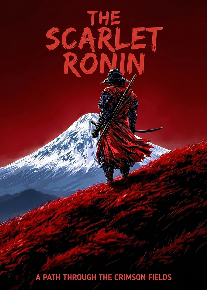 The Scarlet Ronin and Mount Fuji