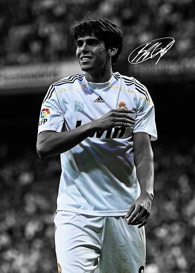 Kaka in Real Madrid Jersey