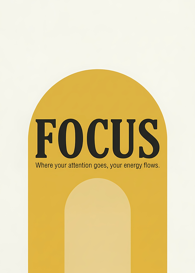 Focus Motivational Poster