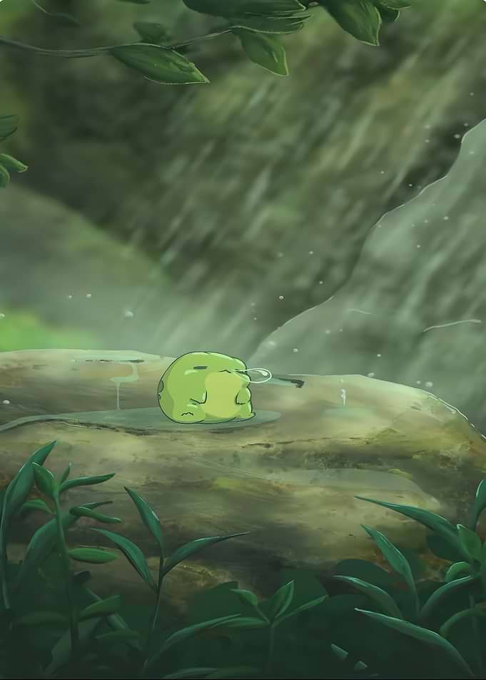 Sad Slime in the Rain