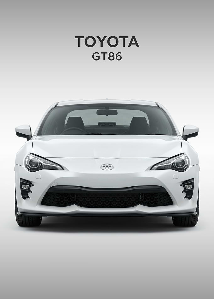 Toyota GT86 Car Front View