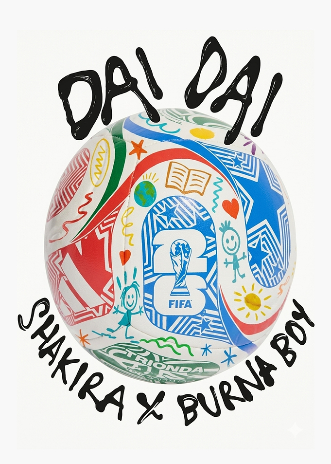 Shakira x Burna Boy FIFA World Cup Ball