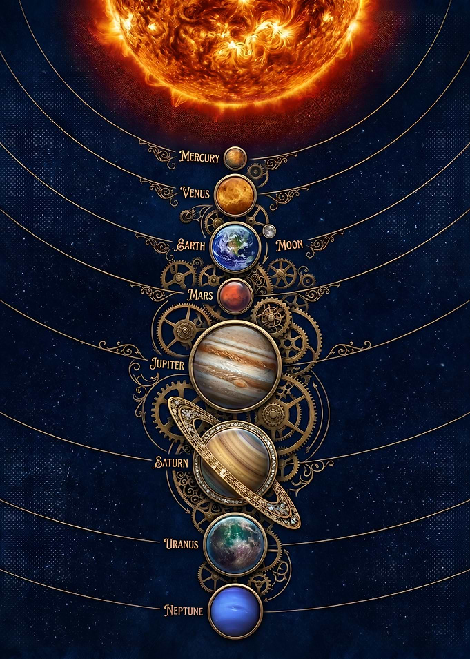 Steampunk Solar System
