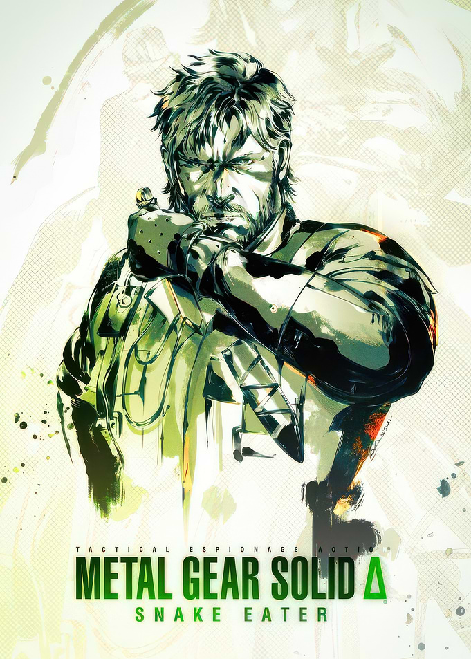 Metal Gear Solid Snake Eater Poster