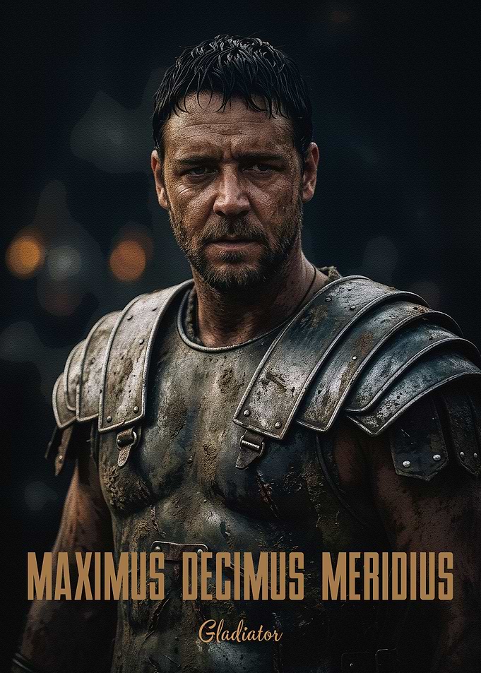 Maximus Decimus Meridius Gladiator Portrait