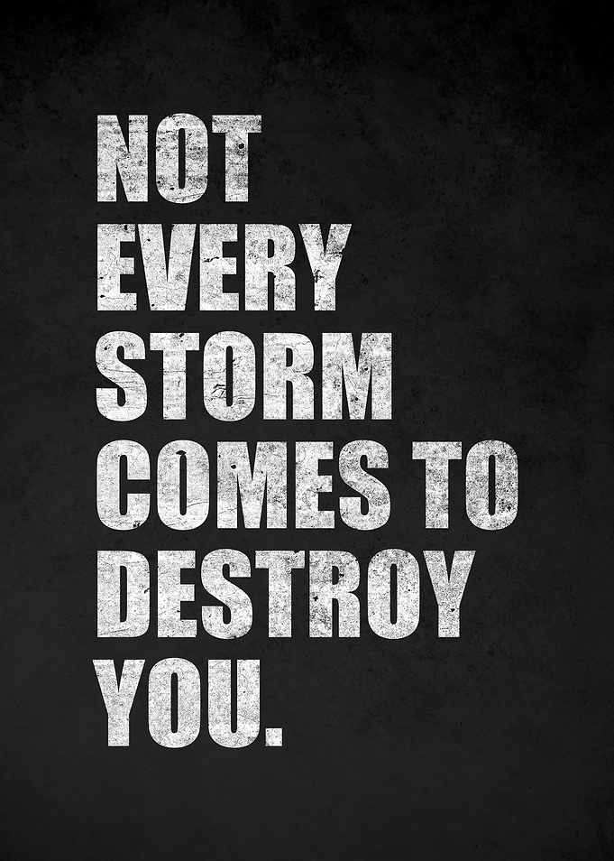 Inspirational Storm Quote