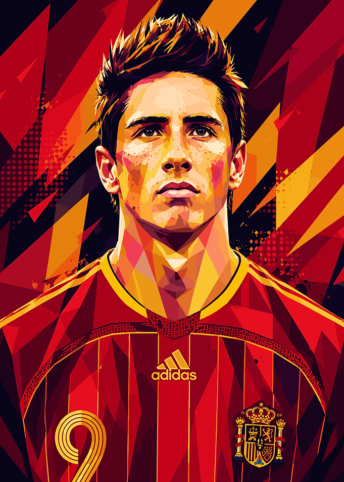 Fernando Torres Pop Art Portrait