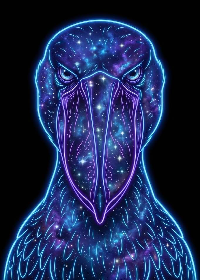 Shoebill Neon