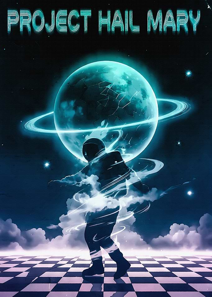 Project Hail Mary Astronaut and Planet