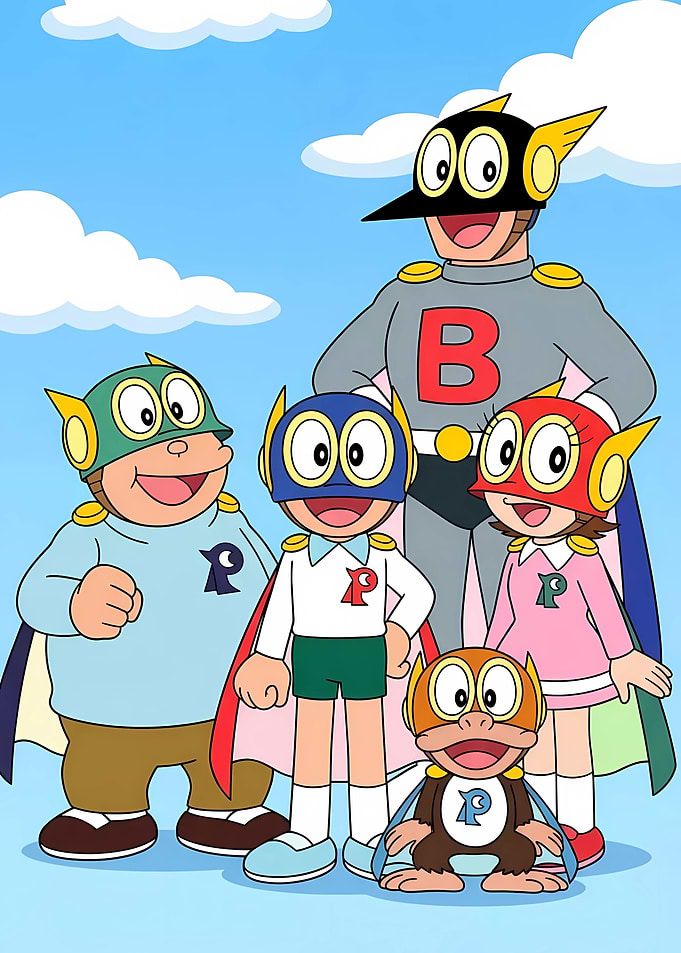 Kinnikuman Characters Group Pose