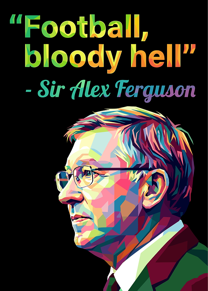 Sir Alex Ferguson Pop Art