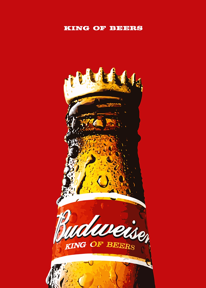 Budweiser King of Beers Bottle