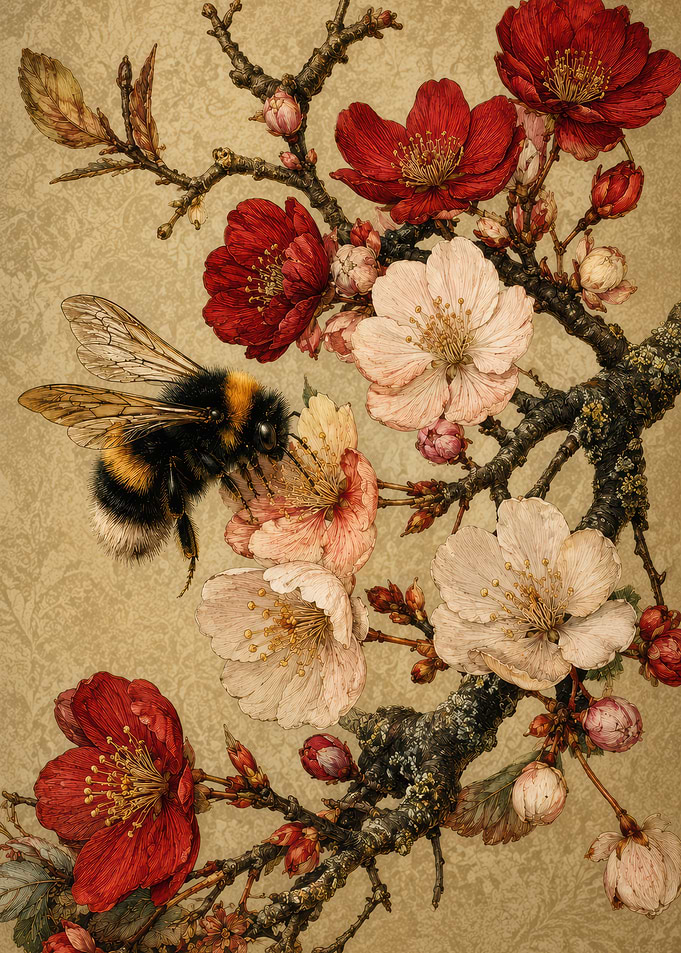 Blossoms Bumblebee