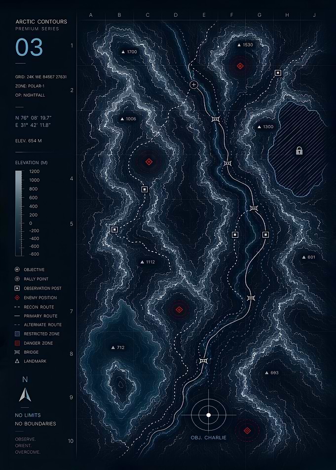 Arctic Military Map