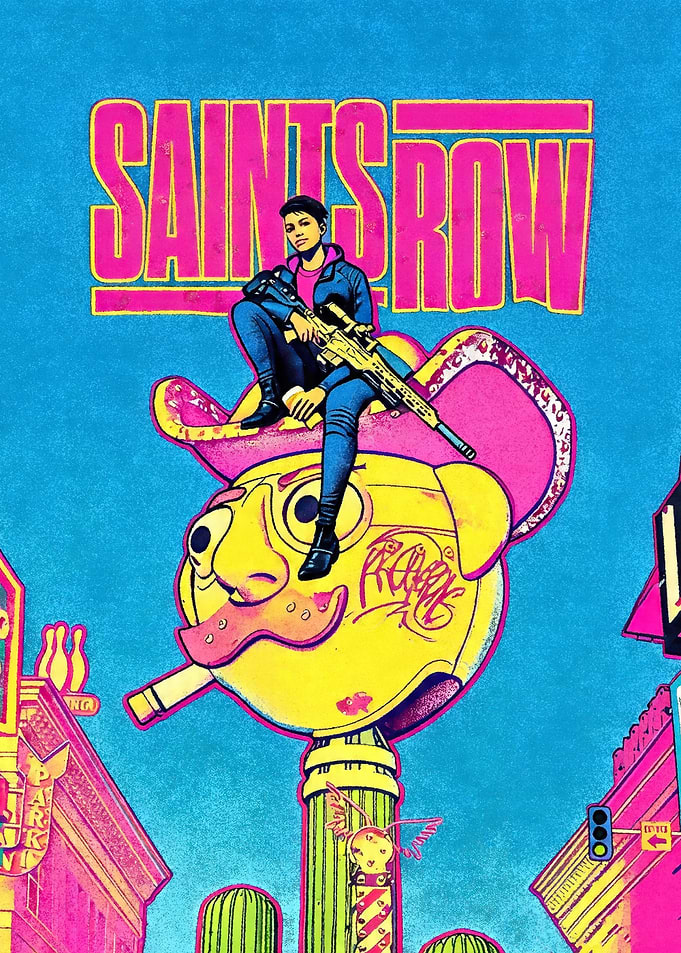 Saints Row Game Poster