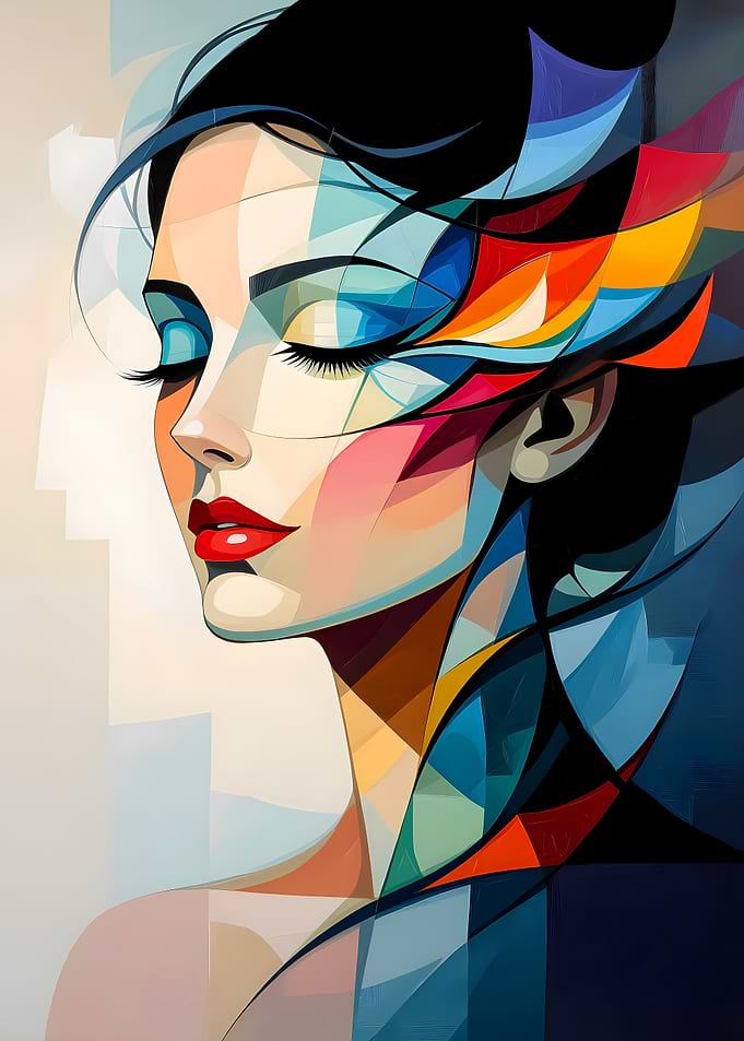 Abstract Portrait of a Woman