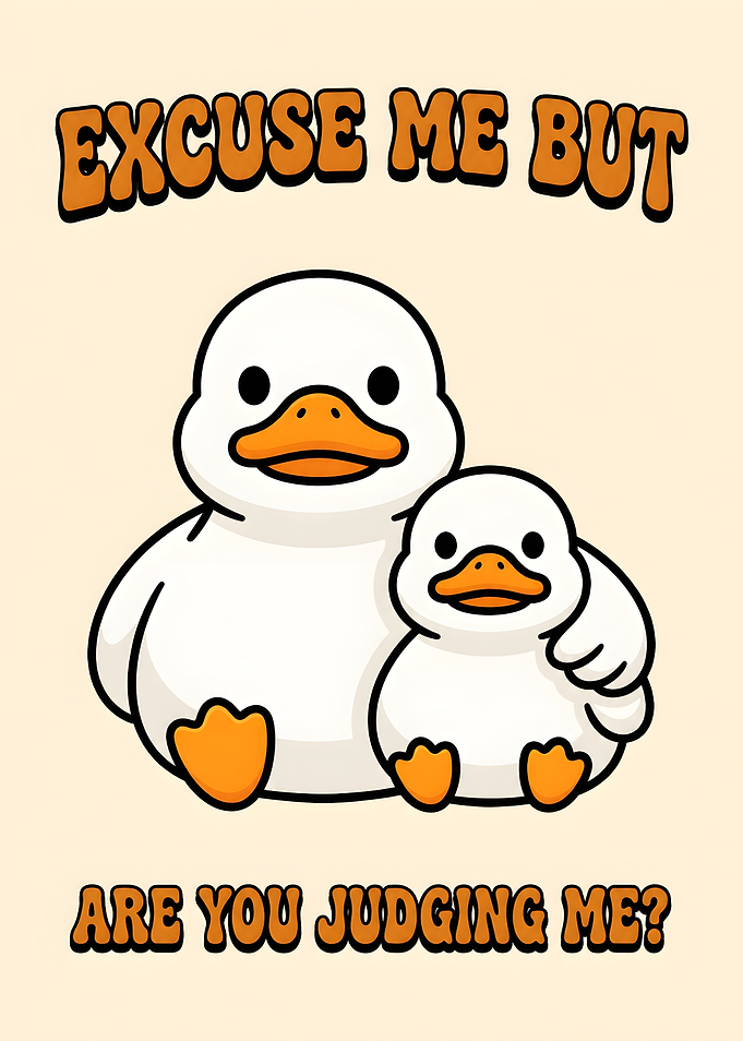 Cute Ducks Asking 'Are You Judging Me?'