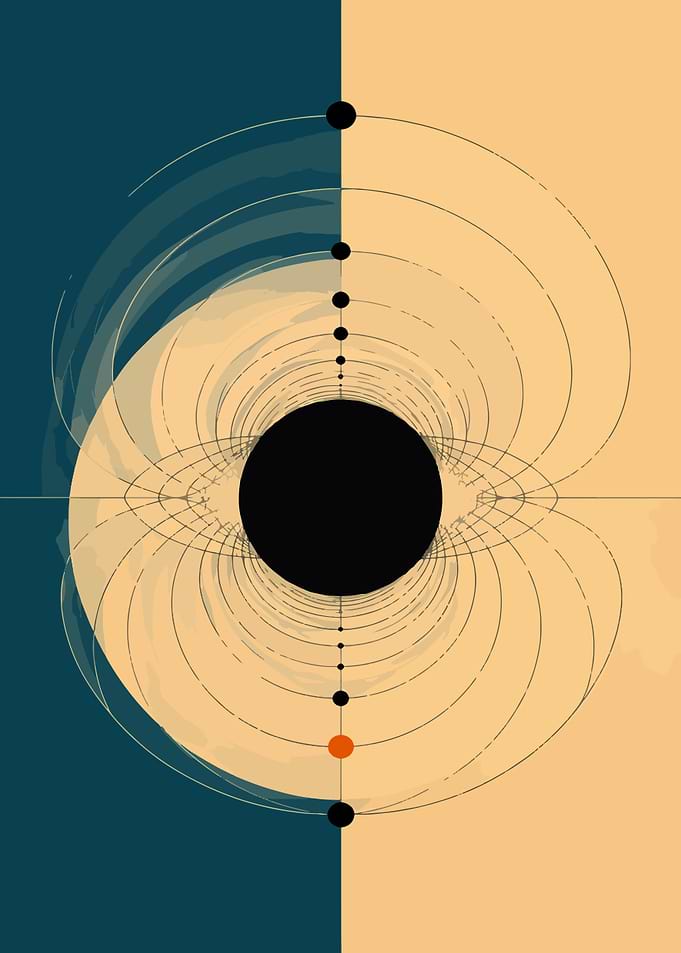 Abstract Black Hole and Orbits