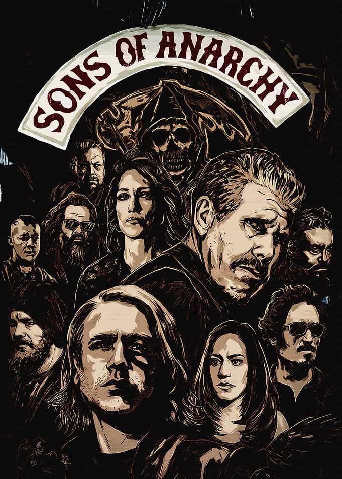 Sons of Anarchy Cast Poster