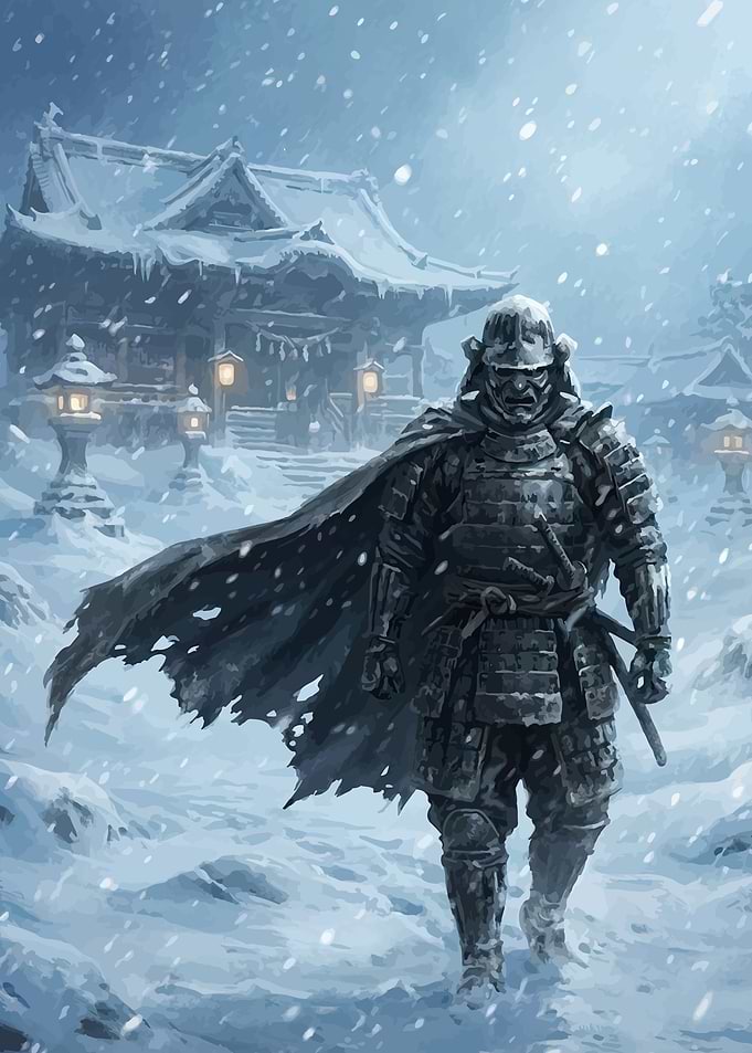 Samurai in a Snowstorm