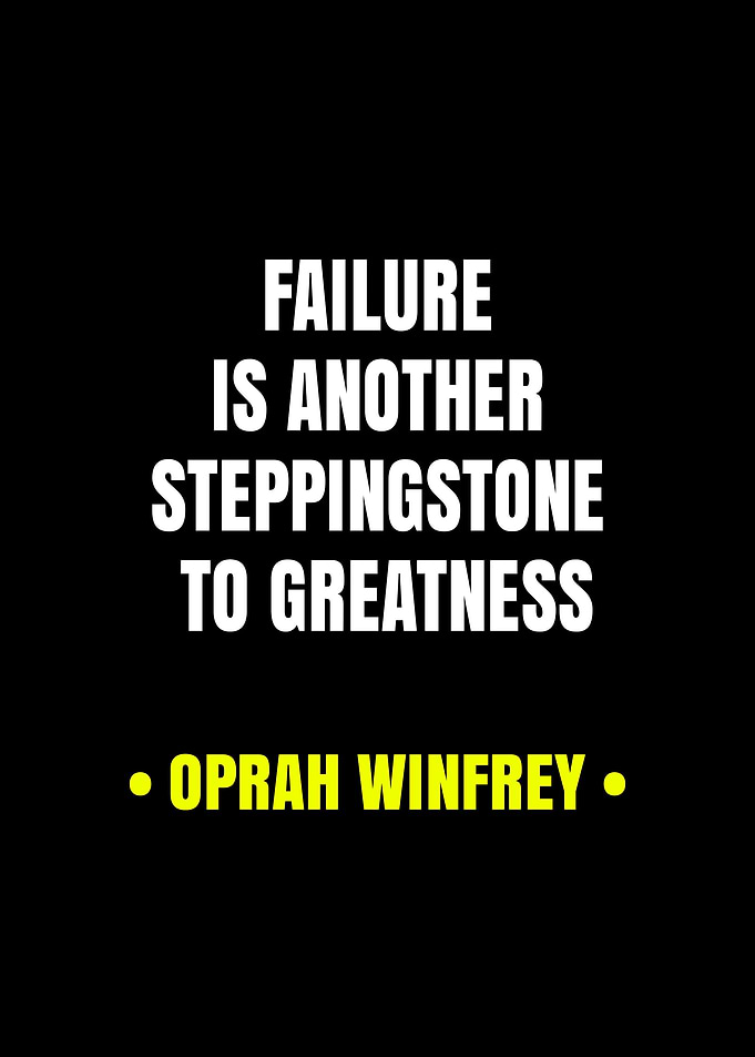Oprah Winfrey quote on failure
