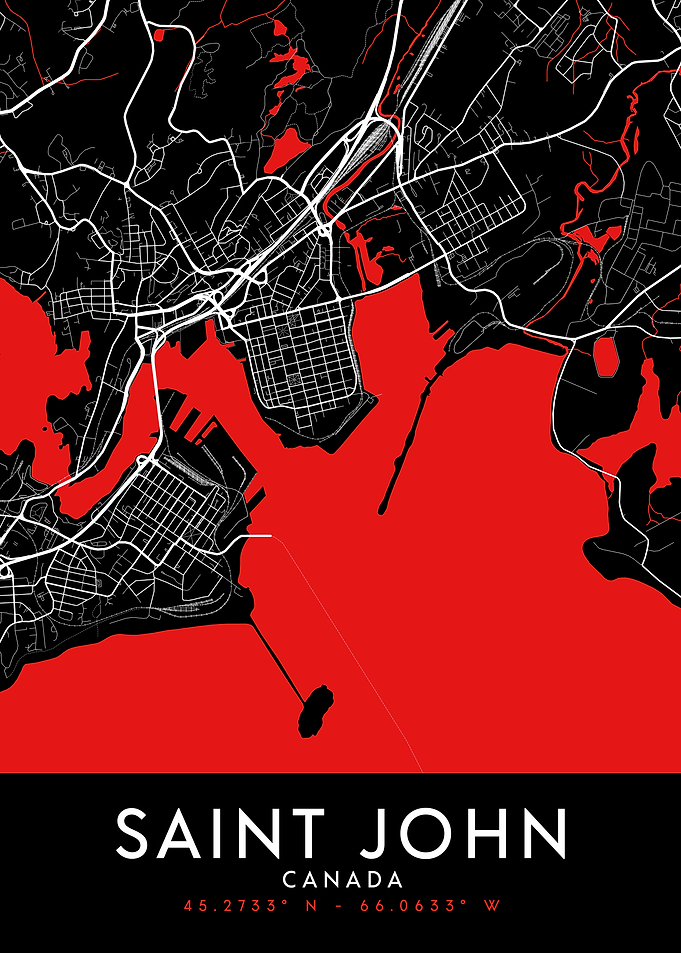 Saint John Dark Map