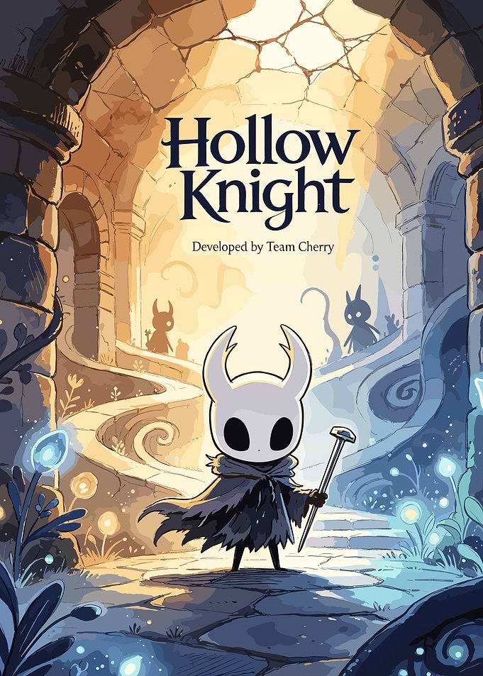 Hollow Knight Game Cover Art