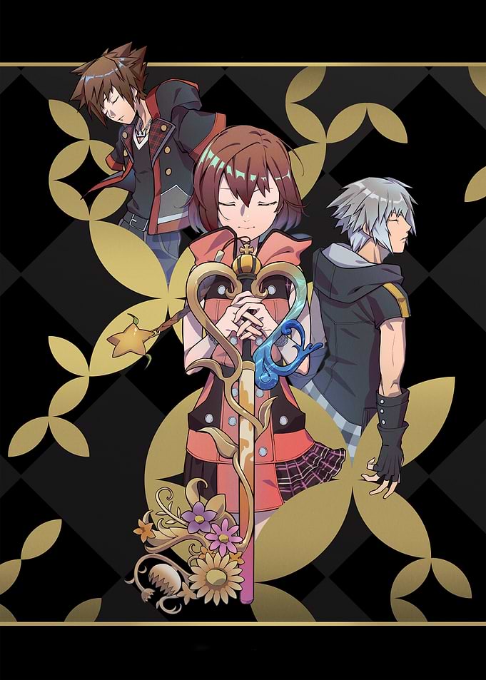 Kingdom Hearts Characters with Keyblade