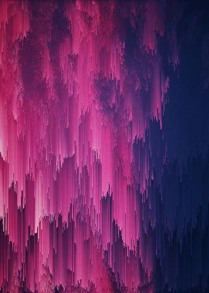 Glitch Art Abstract