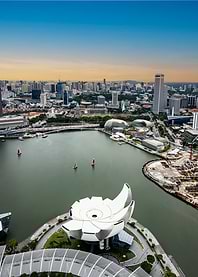 Singapore Marina Bay Skyline