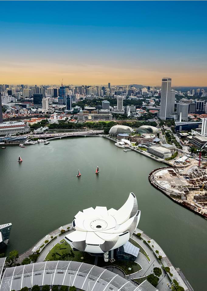 Singapore Marina Bay Skyline