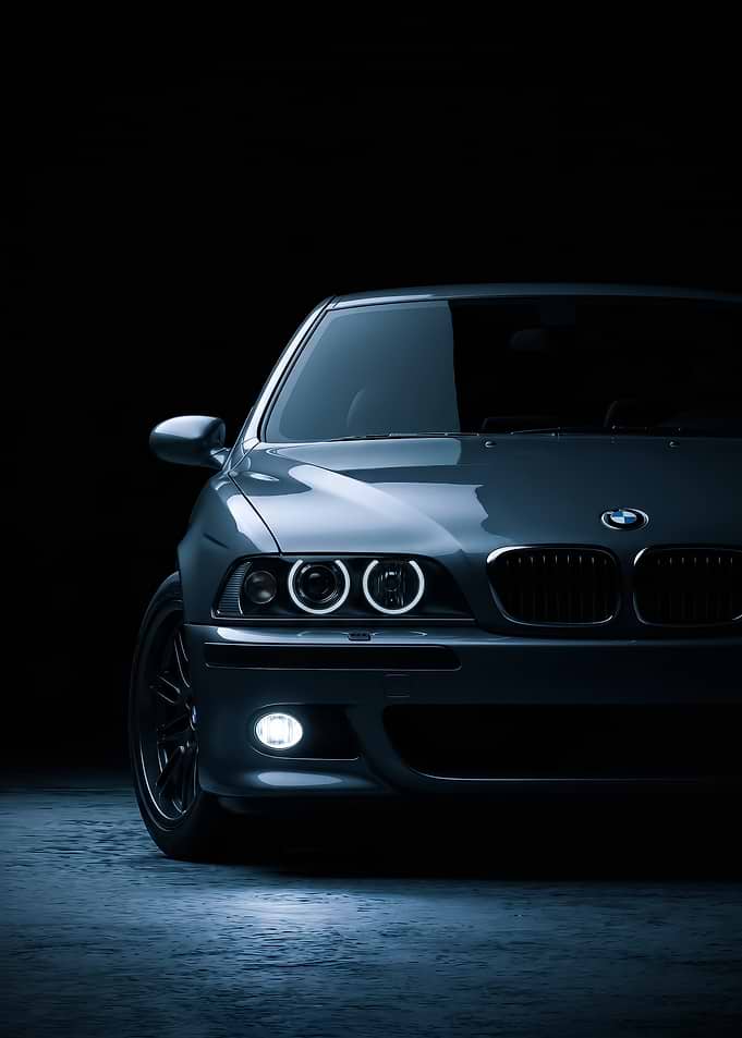 close up BMW E39 M5 Front View