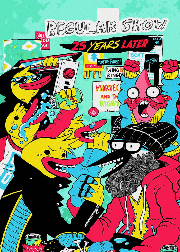 Regular Show 25 Years Later Fan Art